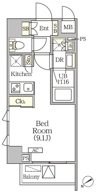 ＯＲＳＵＳ清澄白河リバーフロント 間取り