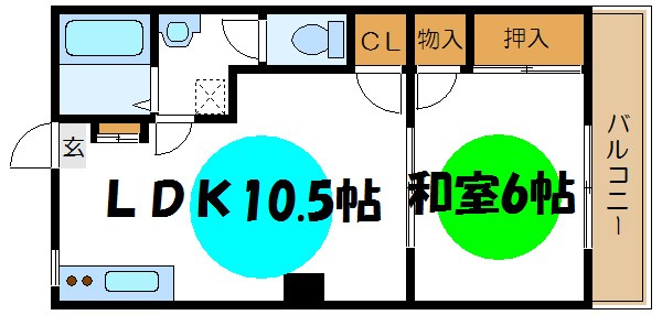 コーポ金井 間取り図