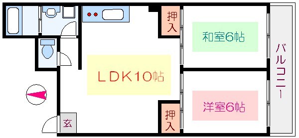 あづまマンション 間取り図