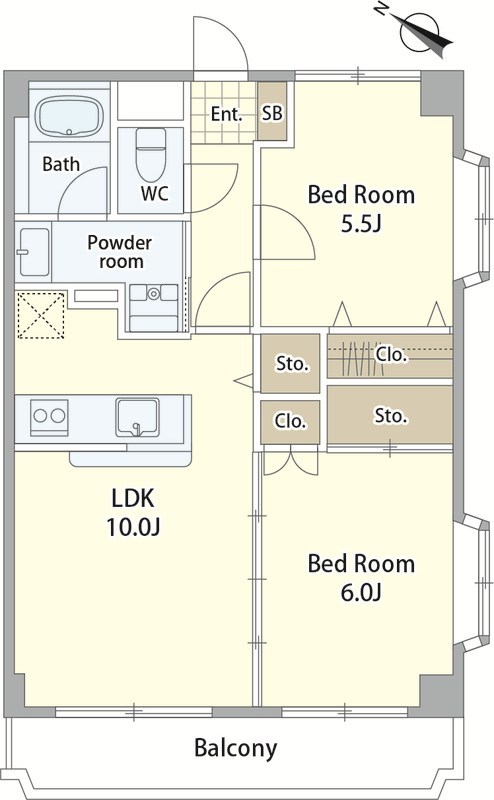 PLENDY瑞江 間取り