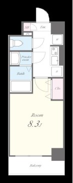 ブランピュール木場公園 間取り