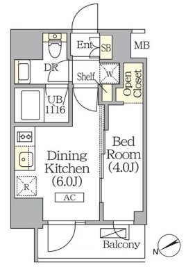 ジオエント町屋 間取り