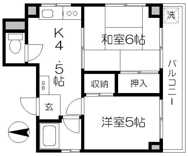 ケンマブチ吾妻橋ビル 間取り