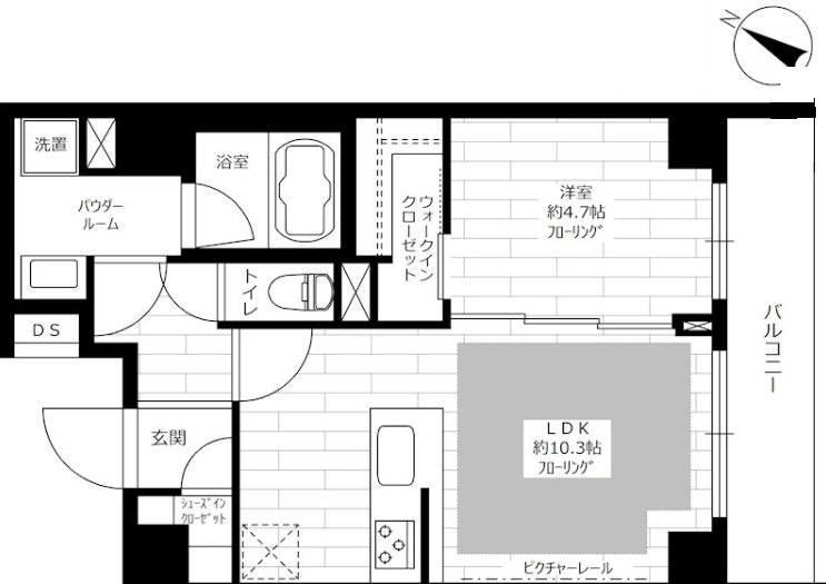 グランドコンシェルジュ日本橋水天宮  間取り