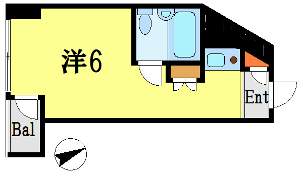 スカイコート田端 間取り