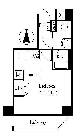 クロスレジデンス清澄白河 間取り