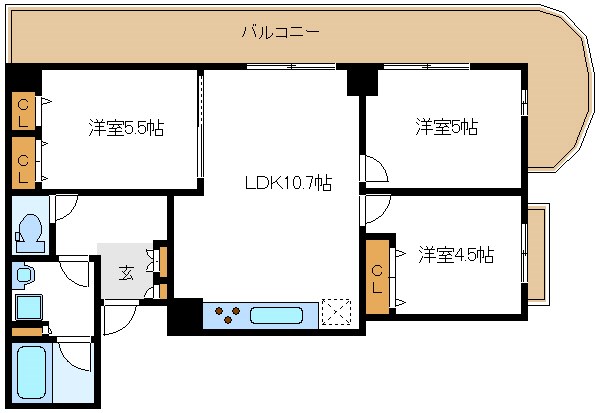 ソサエティコートクラシック（Society Court Classic） 間取り図