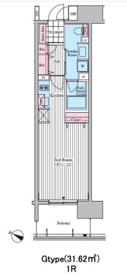 クロスレジデンス東十条  間取り