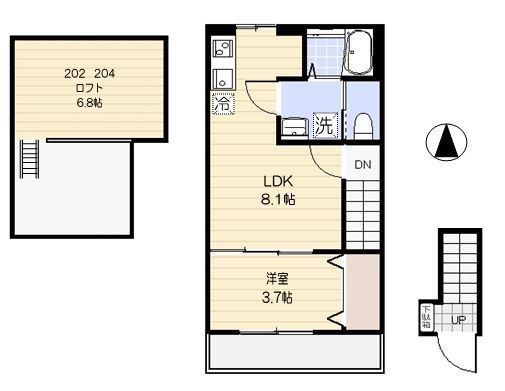 スターク亀有 間取り