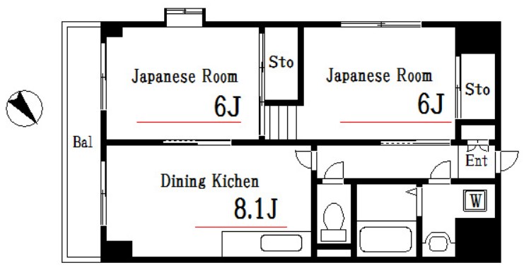 フォークス小岩 間取り