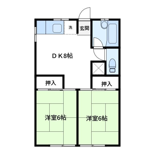 コーポタナカ   間取り