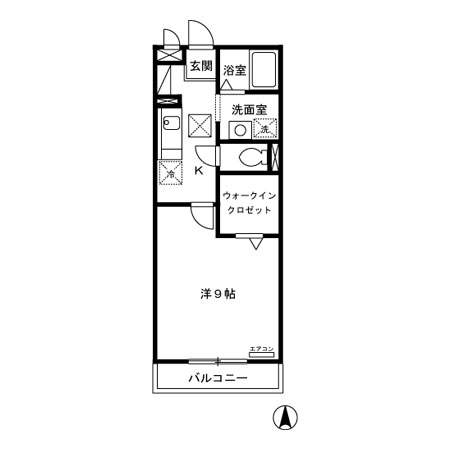 エスポワール西新井  間取り