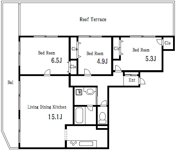 アビタシオン大島  間取り