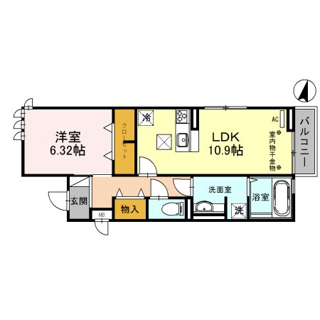 ル・ブラン立花 間取り