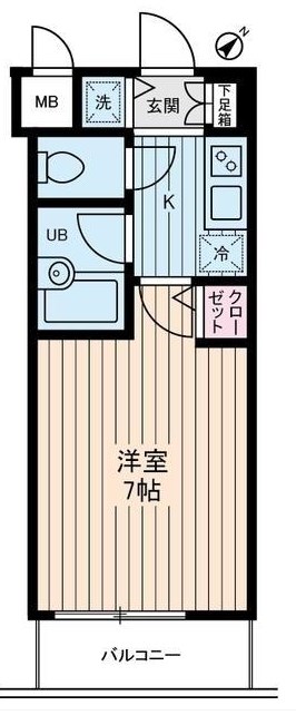 アムス門前仲町　富岡  間取り