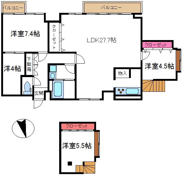 ハーベストハイツ 間取り