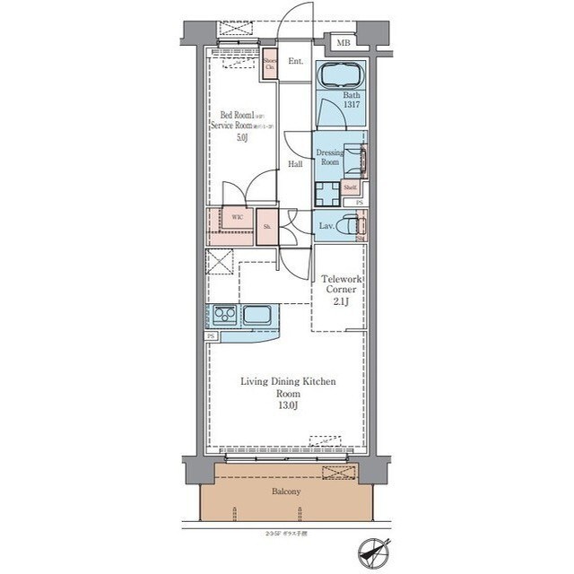 ラグゼナ平井ノース 間取り