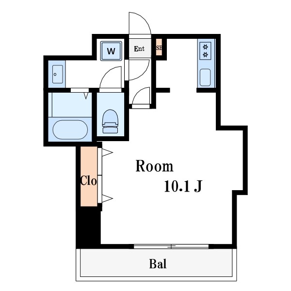 エステラスワン 間取り図