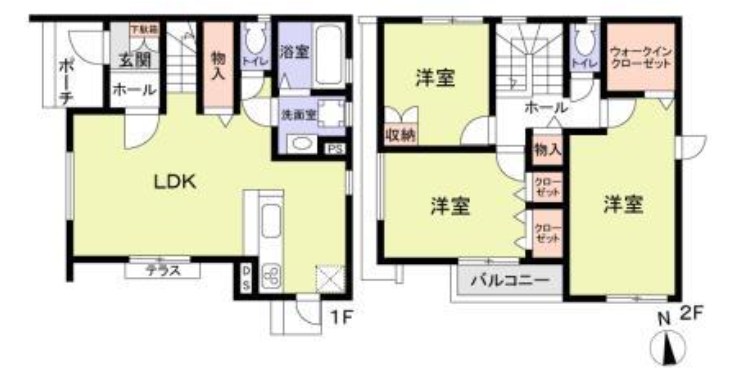フォレストガーデン西新井3 間取り図