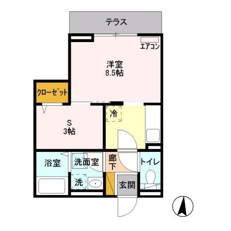 イーストパークサイド 間取り図