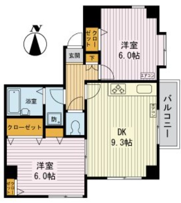 グリーンパーク住吉  間取り