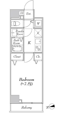 アール・デコ南砂町 間取り