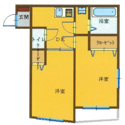 クレセントマンション 間取り