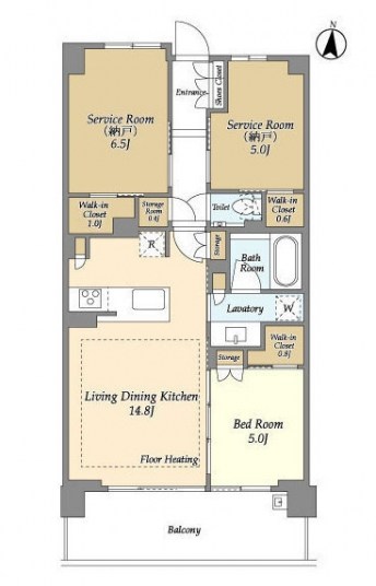ドゥーエ町屋 間取り