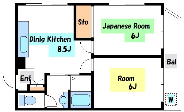 プランドール上田 間取り