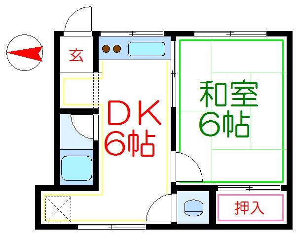 北村荘  間取り