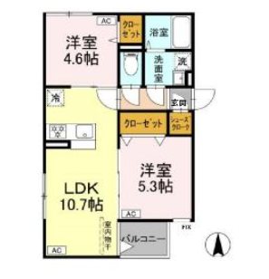 ウィンドテラス千住緑町 303号室 間取り