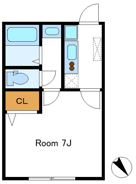 KAresidence西日暮里 間取り図