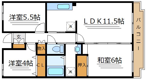 クレストM2 間取り
