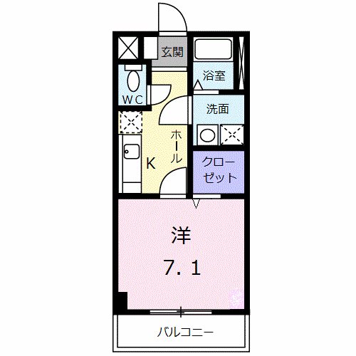 シャトーノール梅島  間取り