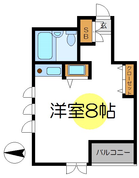 白稜ハイム    間取り
