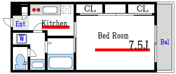 リブリ・MIMU  間取り