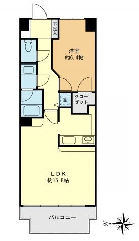 スカイグランデ京成小岩 間取り図