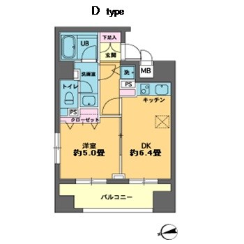 カスタリア新富町 間取り