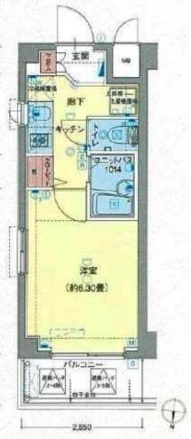 ヴェルト木場マリナコート  間取り