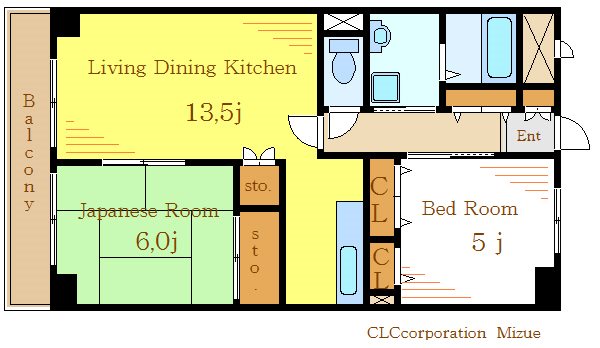 グランデュール瑞江 603号室 間取り