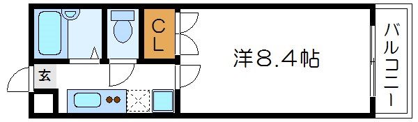 ピアノ  107号室 間取り