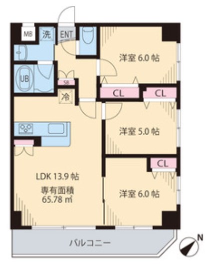 インペリアルパークⅡ 間取り