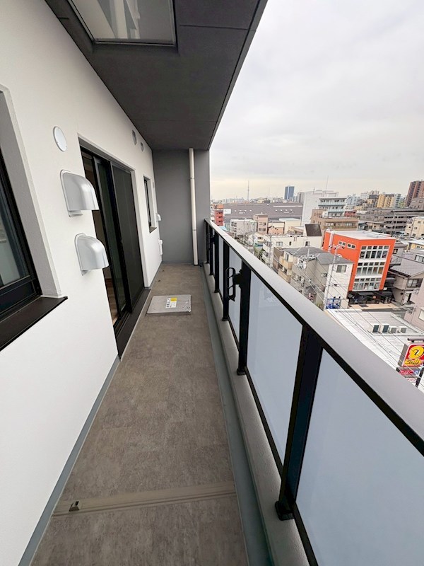 オープンハウスレジデンシア北綾瀬コート ベランダ
