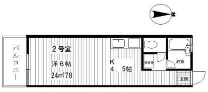 コーポナツミ 間取り