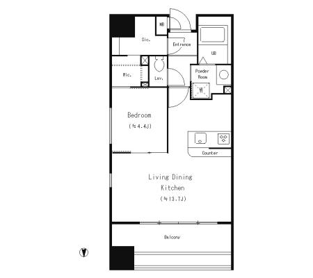 クレアールフレスカ  間取り