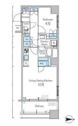パークキューブ亀戸 間取り
