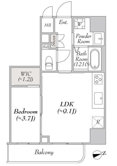 ルミーク浅草 間取り