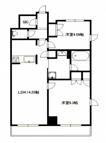 ジャコワ日本橋中洲 間取り