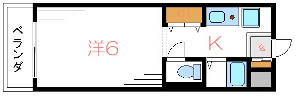 ケーアイビル南行徳 306号室 間取り
