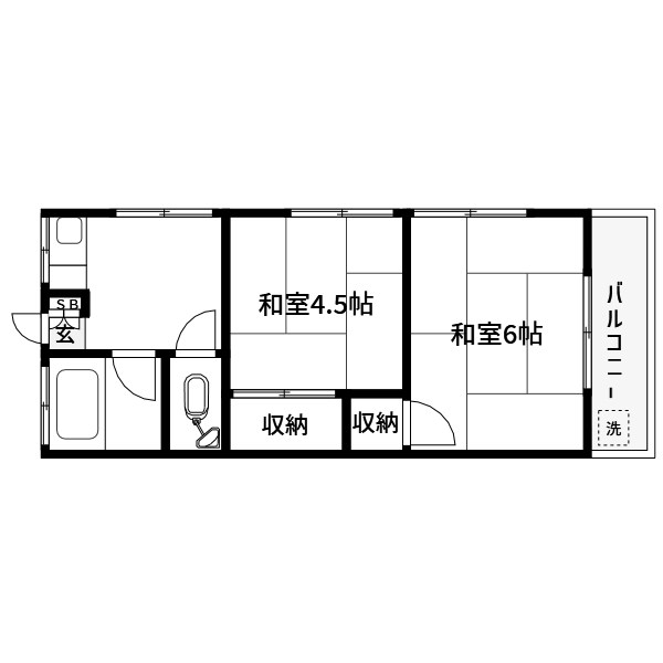 むさし荘 間取り